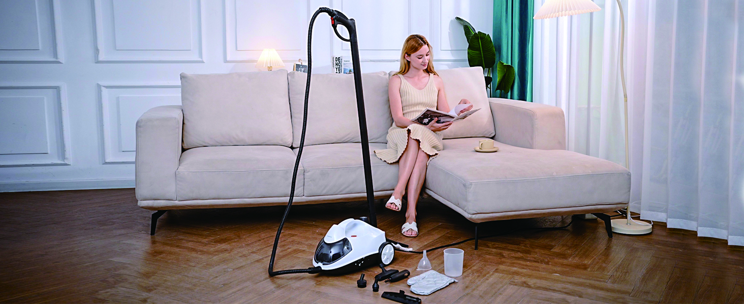 Amazon.com - Steam Cleaner 1.5L Steamer for Cleaning Fast Heating